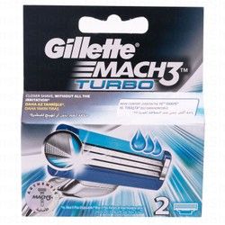 Gillette Mach3 Turbo Replacement Blades for Razor