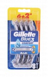 Gillette Blue Comfort 3 Blade Shaving Razors with Comfort Gel