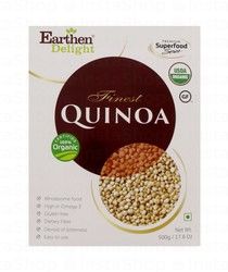 Earthen Delight Organic Quinoa Grains - gluten free, vegan, GMO free