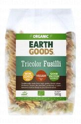 Earth Goods Organic Tricolor Fusilli Pasta - GMO free, vegan