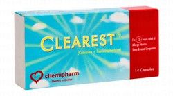 Clearest with Cetirizine &amp; Pseudoephedrine for Relieving Allergic Rhinitis, Sinus &amp; Nasal Congestion