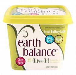 Earth Balance Buttery Spread with Olive Oil - GMO free, soy free, gluten free, vegan