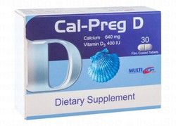 Cal Preg D Calcium &amp; Vitamin D Dietary Supplement