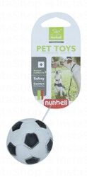 Nunbell Small Black &amp; White Ball Dog Toy