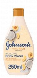 Johnson's Vita-Rich Indulging Body Wash with Yogurt, Peach &amp; Coconut