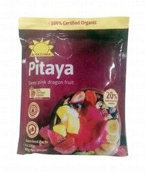 Amazonia Organic Frozen Pitaya Deep Pink Dragon Fruit