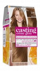 L'oreal Casting Creme Gloss Hair Dye 700 Blonde with Honey Conditioner - ammonia free