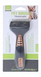 Nunbell Black Pet Brush with Anti Slip Handle for Small Dogs, Cats, Birds &amp; Rabbits