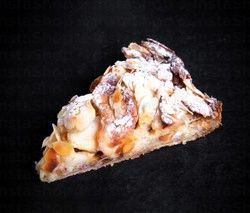Apple Pie Slice with Almonds