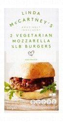Linda McCartney's Vegetarian Mozzarella Burgers - vegan