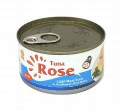 Rose Light Meat Tuna Chunks In Sunflower Oil &amp; Brine
