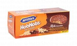 McVities Hobnobs Milk Chocolate Oat Biscuits - artificial flavors free, artificial colors free